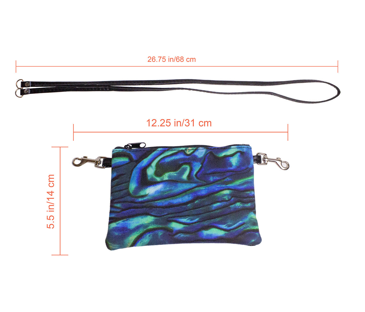 Nautical Crossbody Swing Bag (Abalone)