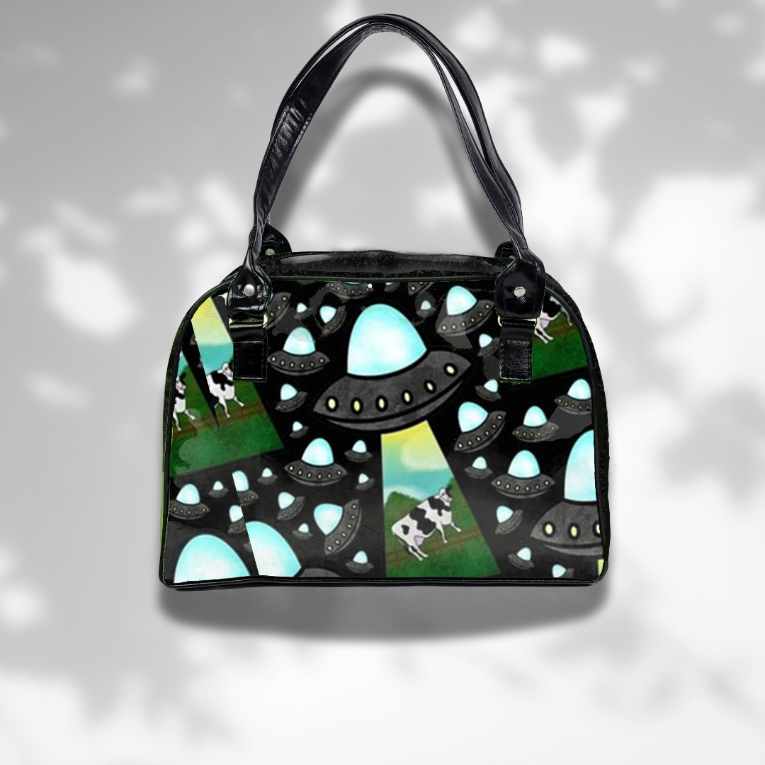 Alien Bowler Bag (Cow Abduction)