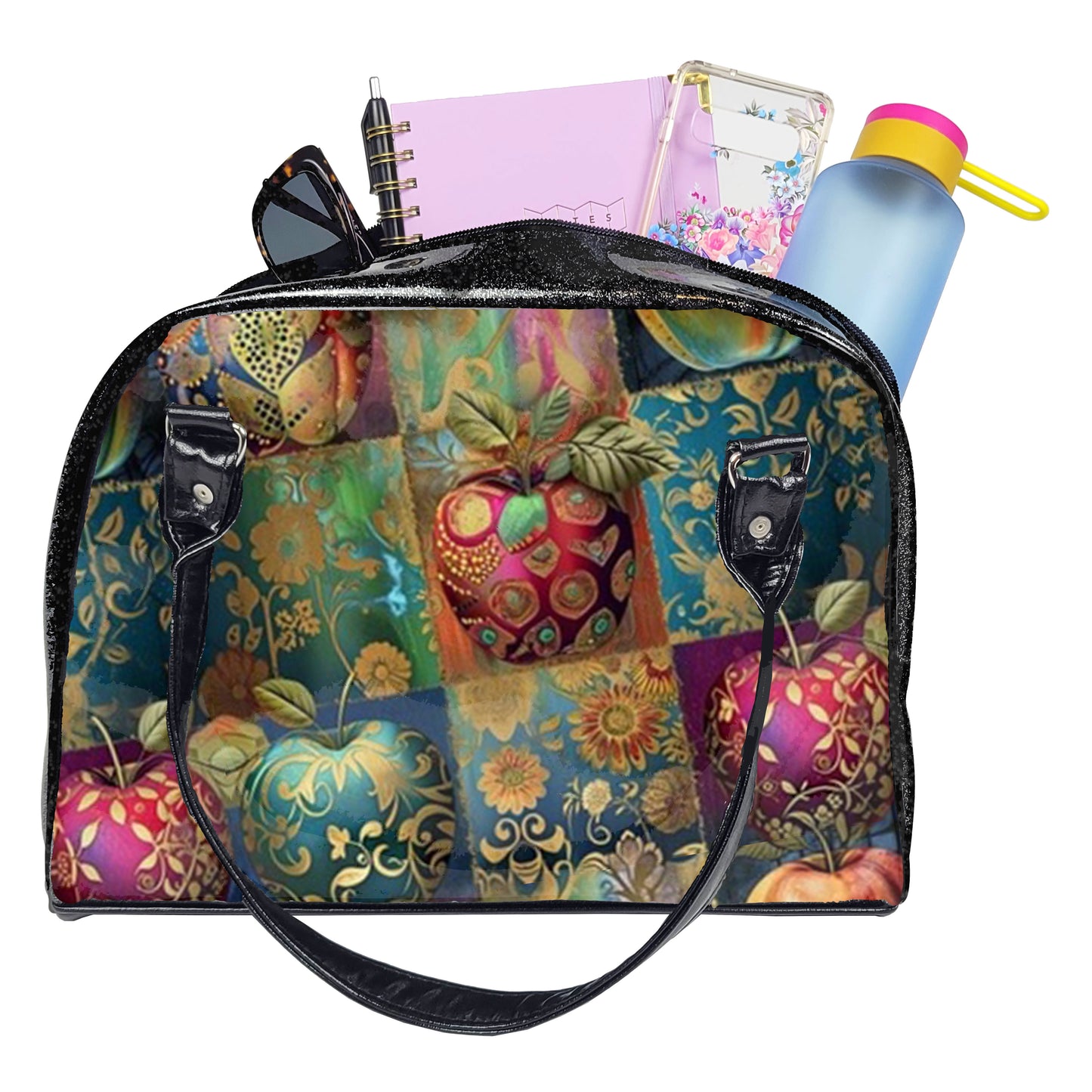 Flora & Fauna Bowler Bag (Apples)