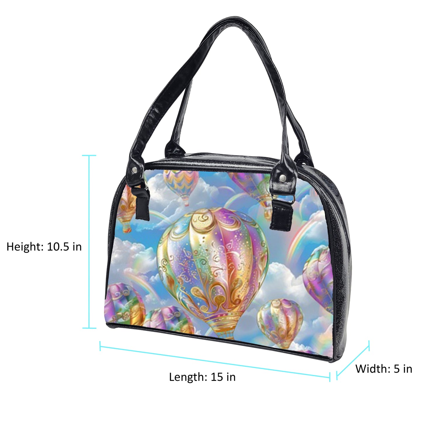 Art Nouveau Bowler Bag (Balloons)