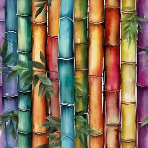 Tropical Bowler Bag (Bamboo)