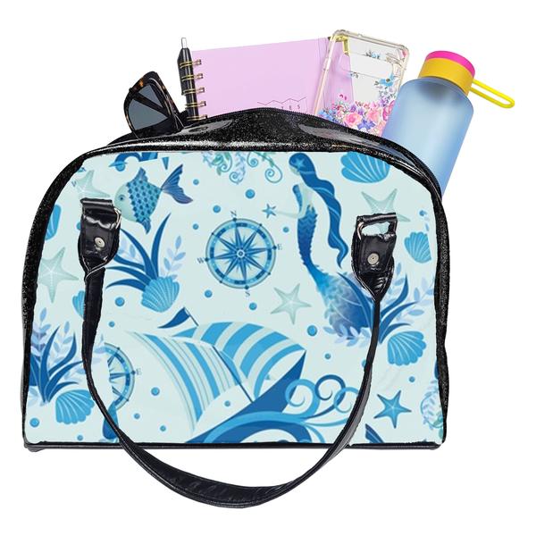Nautical Bowler Bag (Compass)