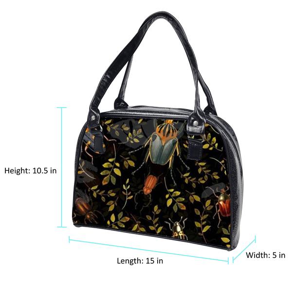 Dark Bowler Bag (Bugs)