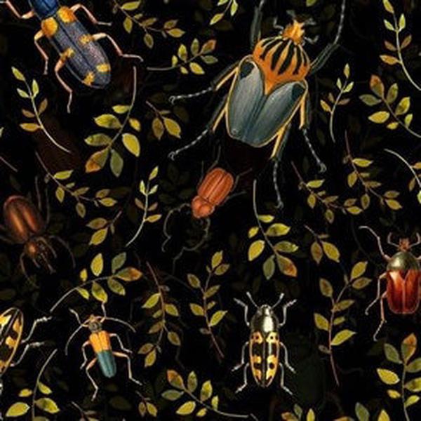 Dark Bowler Bag (Bugs)