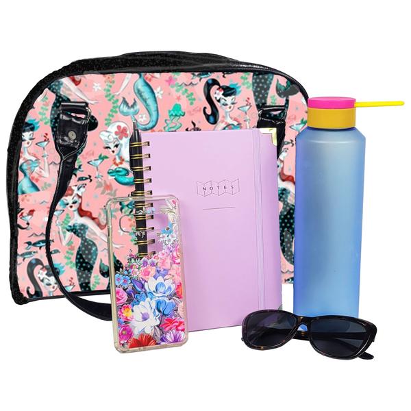 Retro Bowler Bag (Cocktail Mermaids)