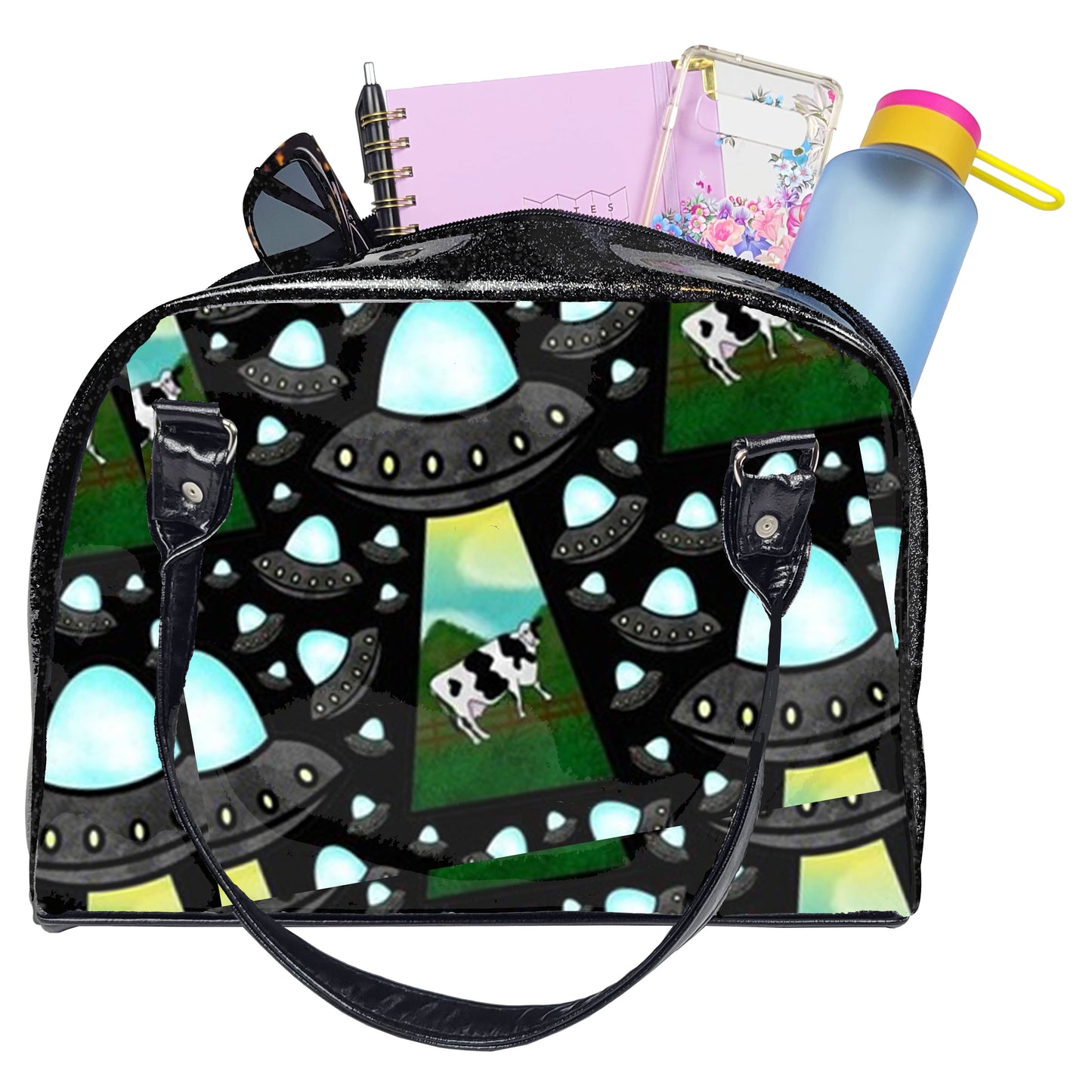 Alien Bowler Bag (Cow Abduction)