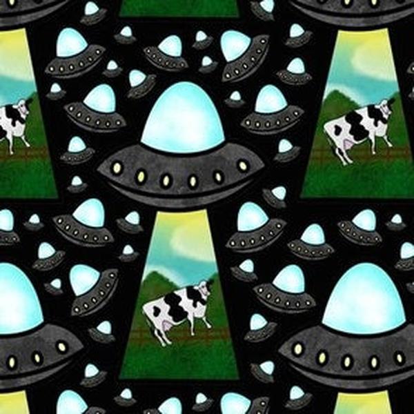 Alien Bowler Bag (Cow Abduction)