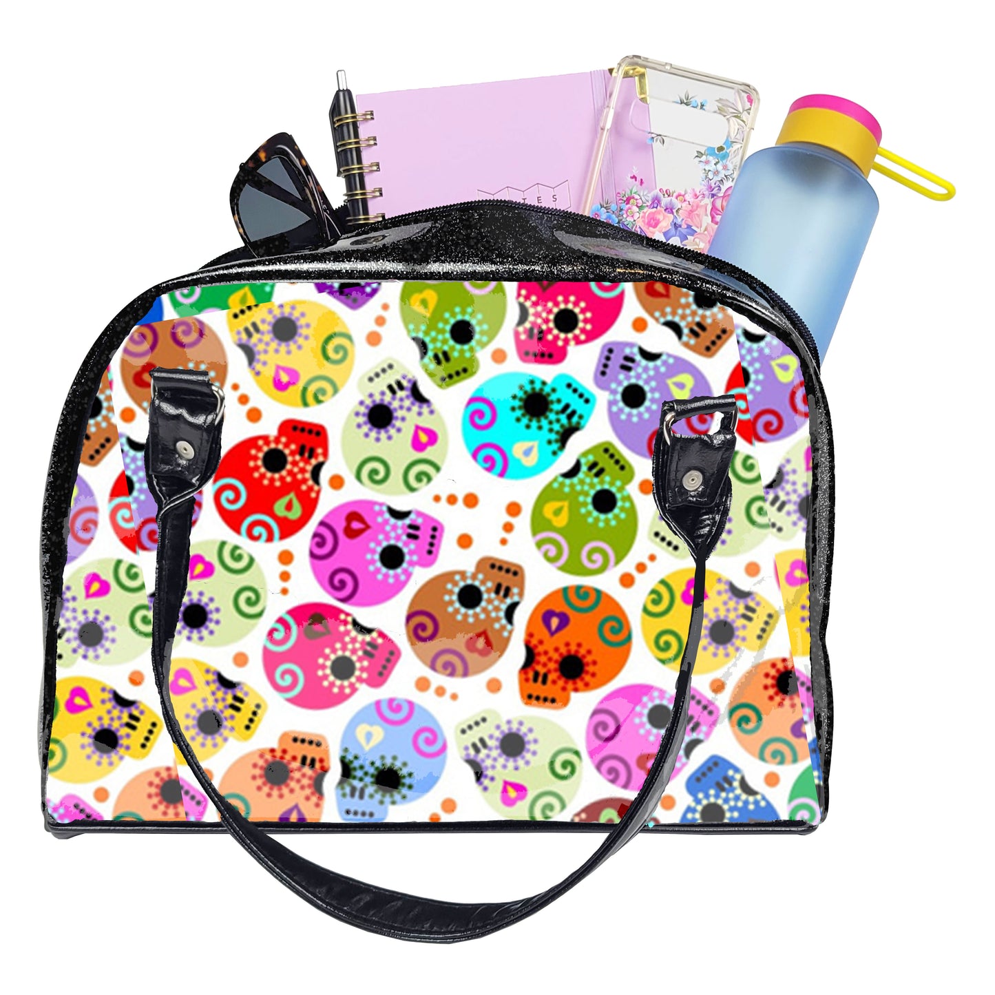 Fiesta Bowler Bag (Skulls)