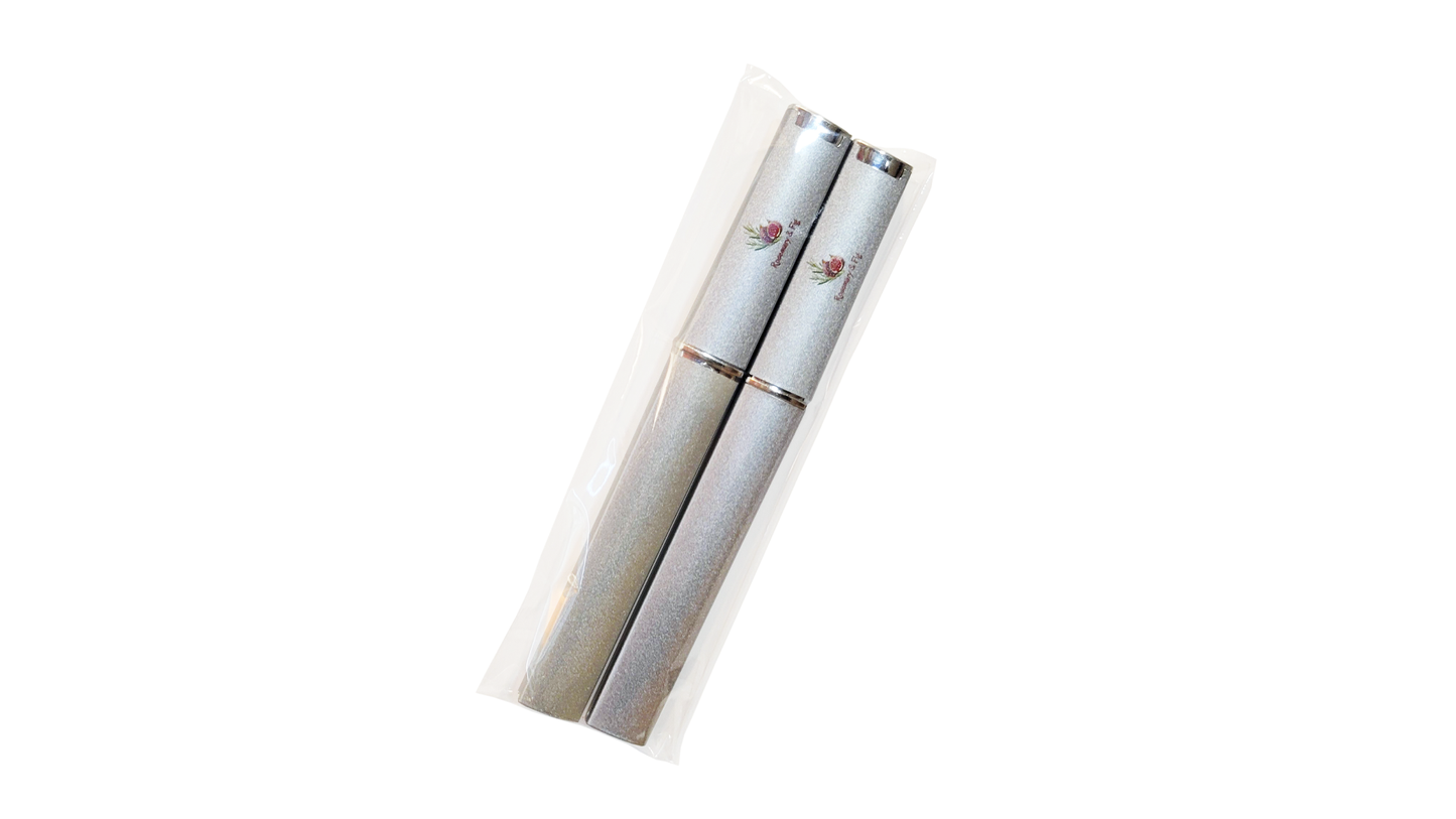Rosemary & Fig 2-Pack Glass Fingernail File With Travel Case