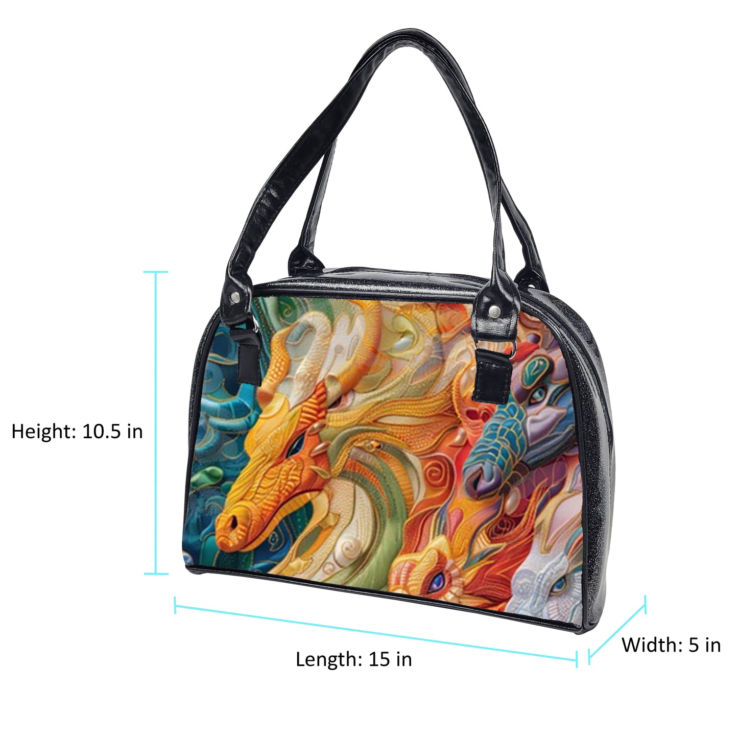 Flora & Fauna Bowler Bag (Dragons)