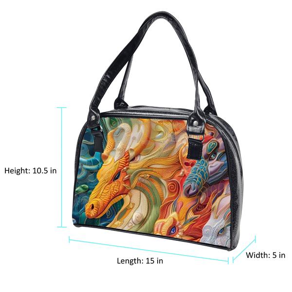 Flora & Fauna Bowler Bag (Dragons)
