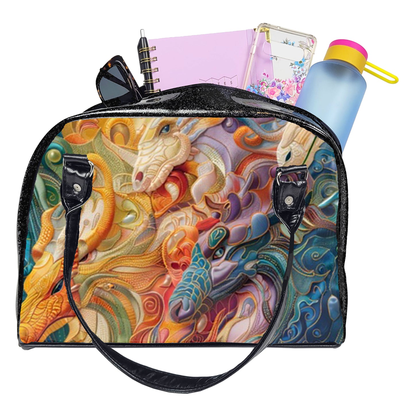 Flora & Fauna Bowler Bag (Dragons)