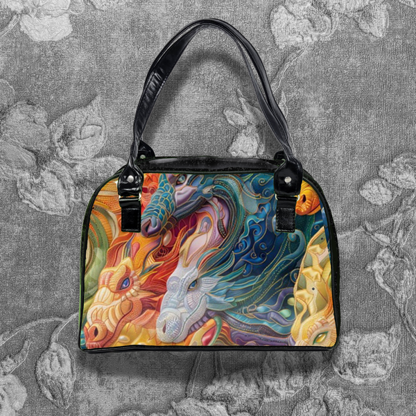 Flora & Fauna Bowler Bag (Dragons)