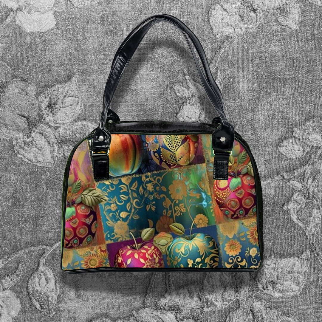 Flora & Fauna Bowler Bag (Apples)