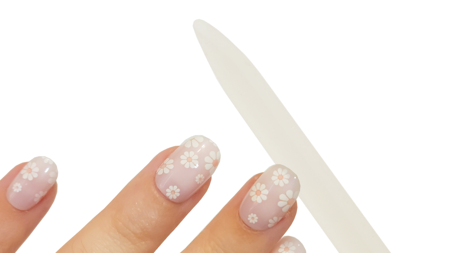 Rosemary & Fig 2-Pack Glass Fingernail File With Travel Case
