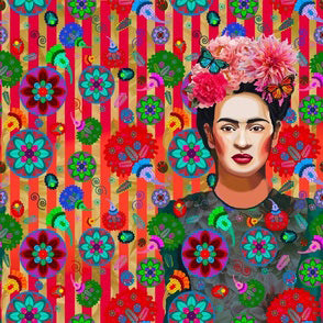 Fiesta Bowler Bag (Frida Kahlo)