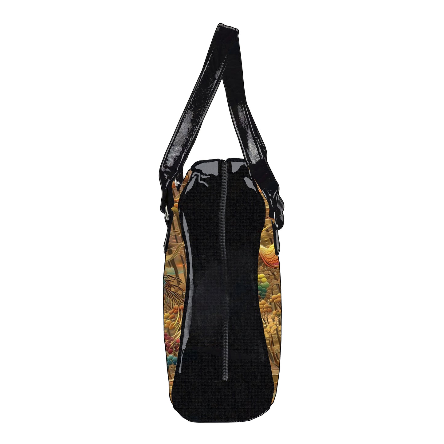 Flora & Fauna Bowler Bag (Golden Crane)