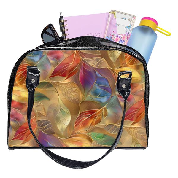 Flora & Fauna Bowler Bag (Rainbow Leaves)