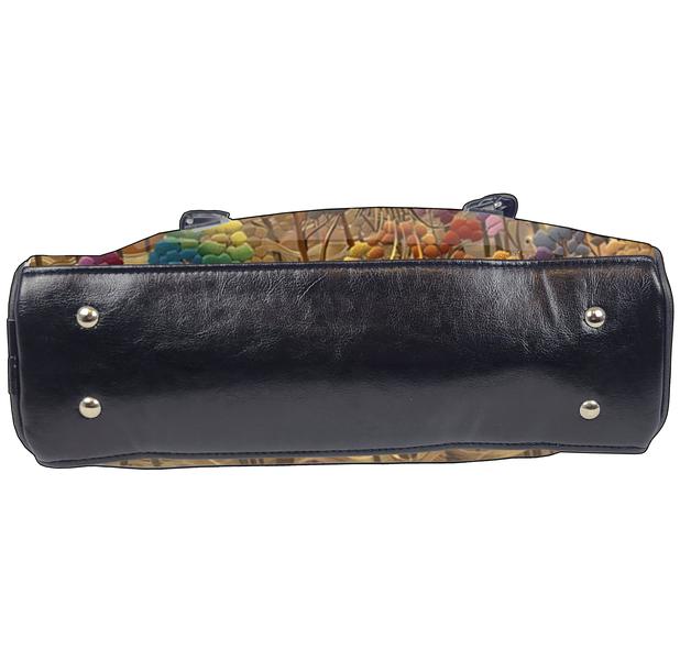 Flora & Fauna Bowler Bag (Golden Crane)