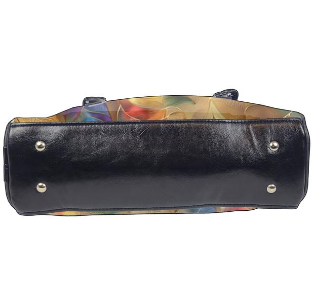 Flora & Fauna Bowler Bag (Rainbow Leaves)