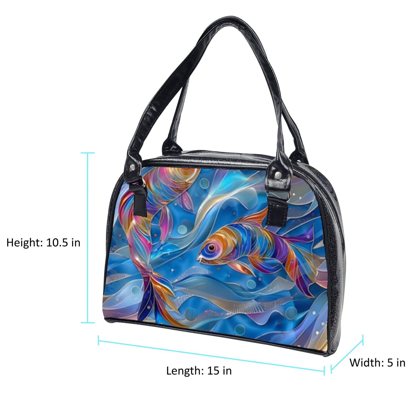 Art Nouveau Bowler Bag (Goldfish)