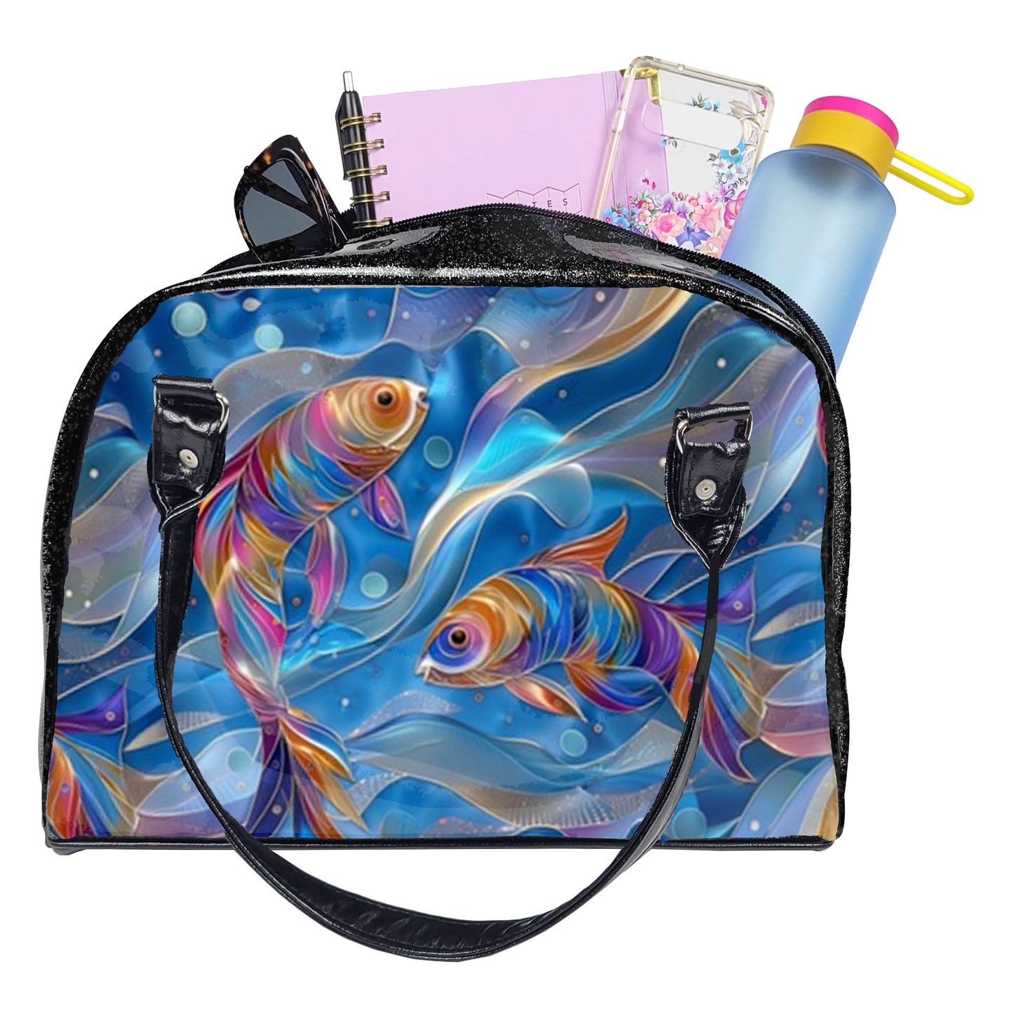 Art Nouveau Bowler Bag (Goldfish)