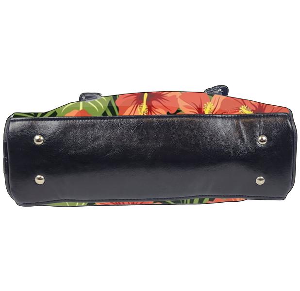 Tropical Bowler Bag (Hibiscus)
