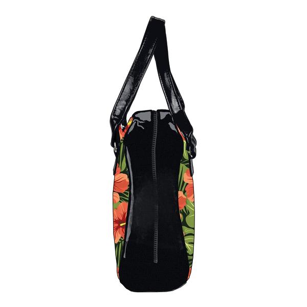 Tropical Bowler Bag (Hibiscus)