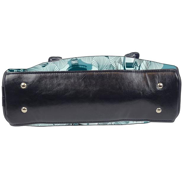 Nautical Bowler Bag (Lighthouse)