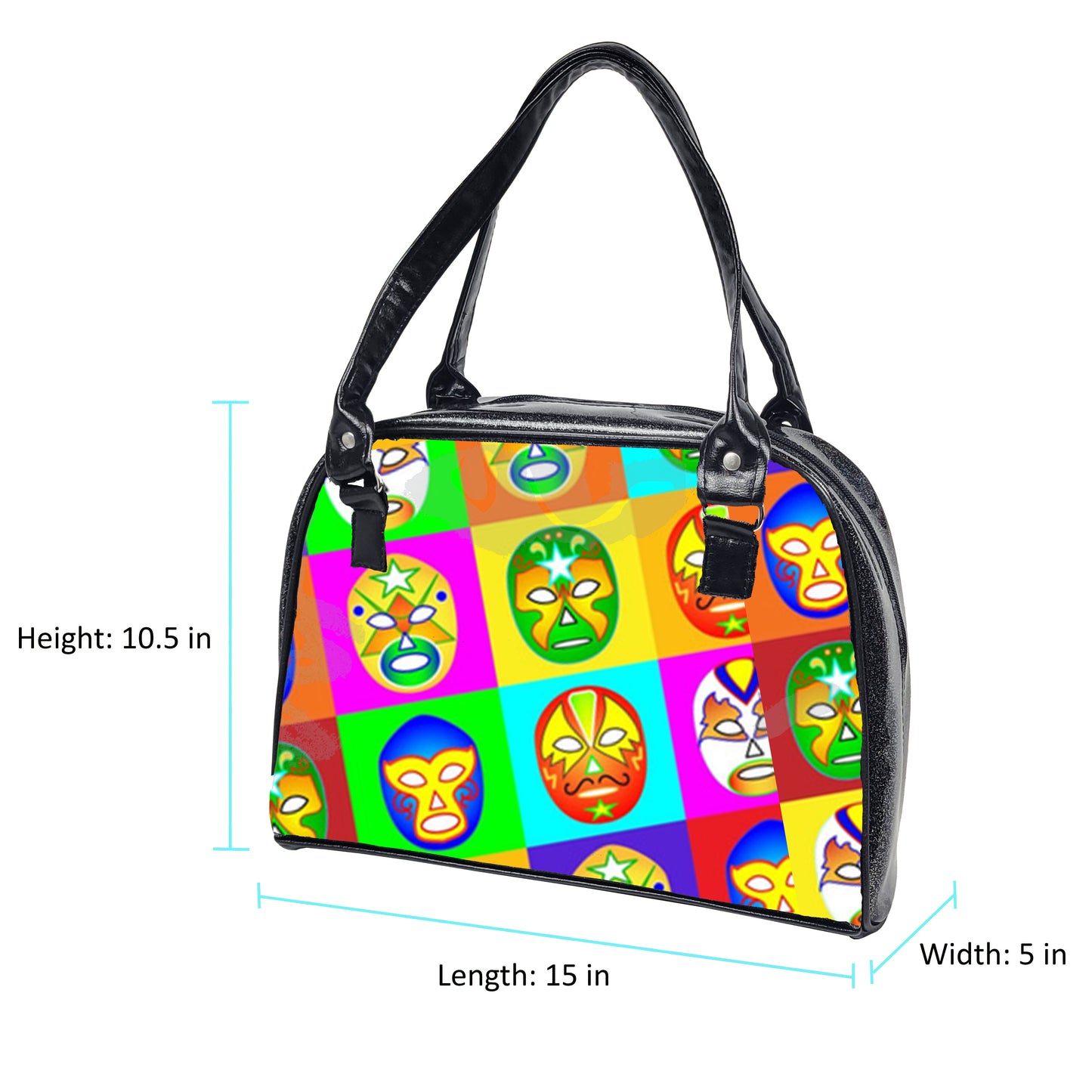 Fiesta Bowler Bag (Lucha Libre)