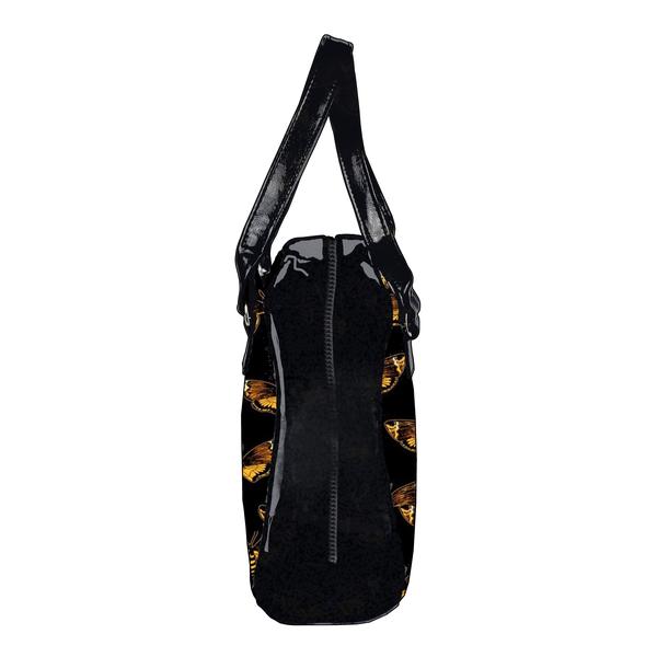 Dark Bowler Bag (Moths)