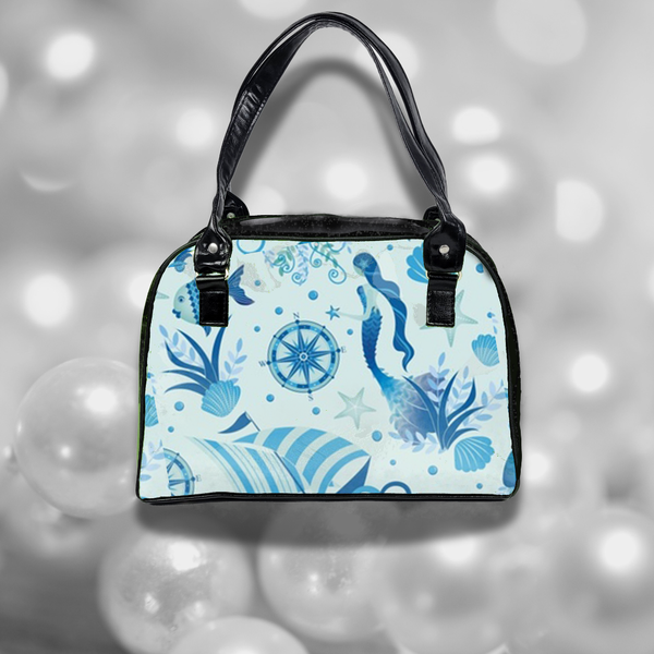 Nautical Bowler Bag (Compass)