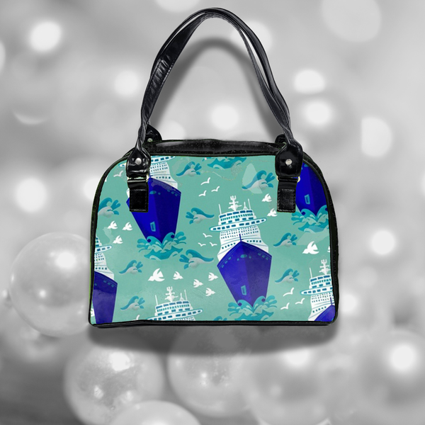 Nautical Bowler Bag (Ships)