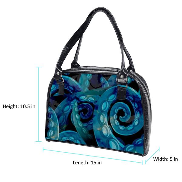 Nautical Bowler Bag (Octopus)