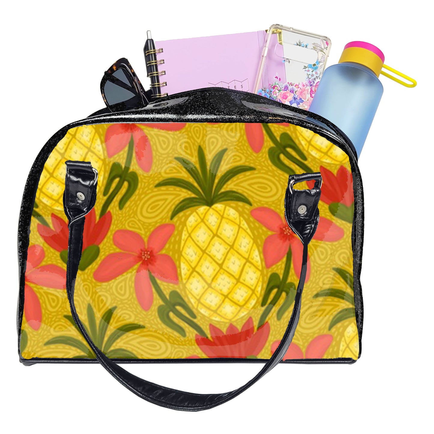 Tropical Bowler Bag (Pineapple)