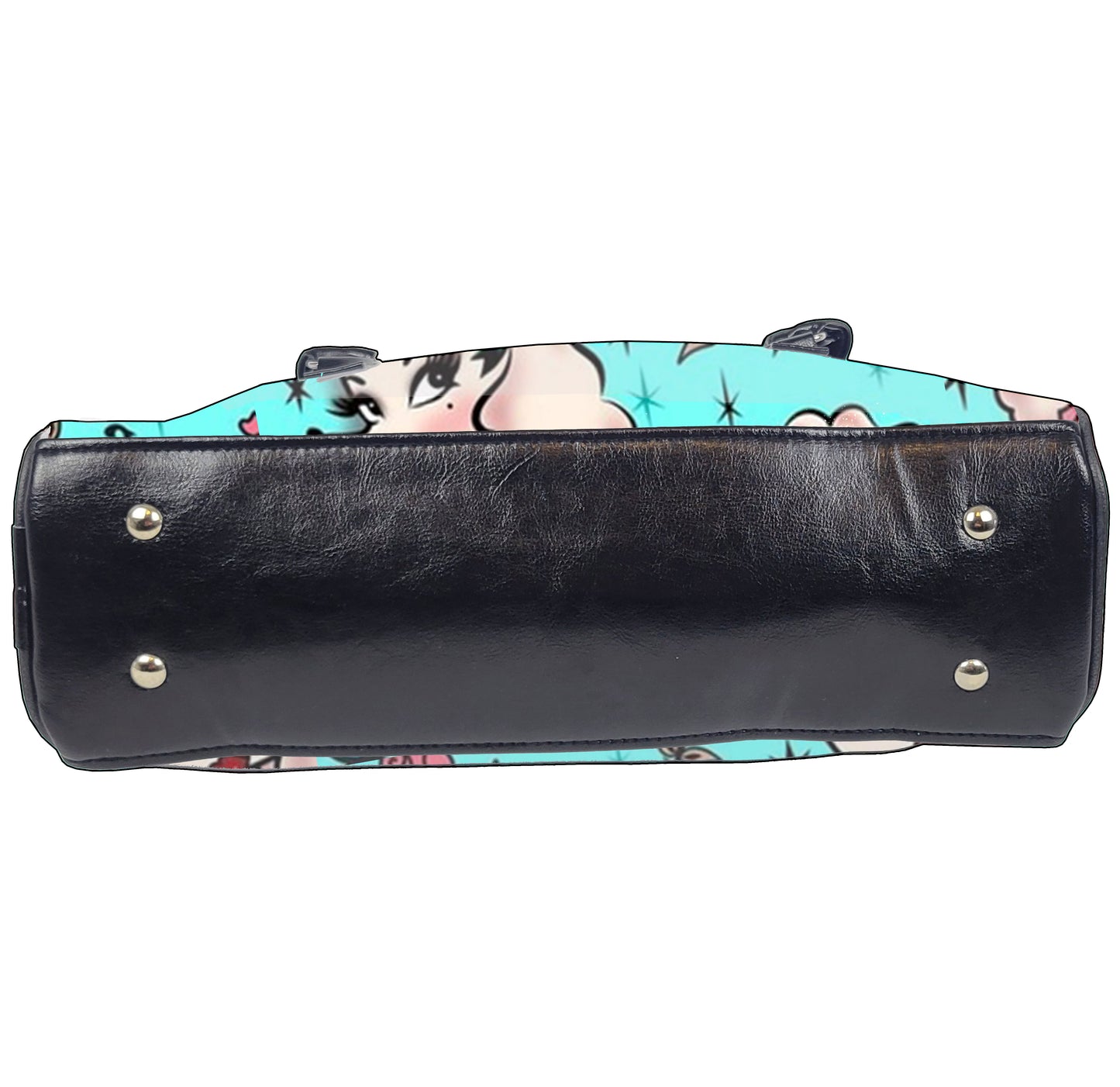 Retro Bowler Bag (Poodles)