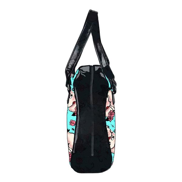 Retro Bowler Bag (Poodles)