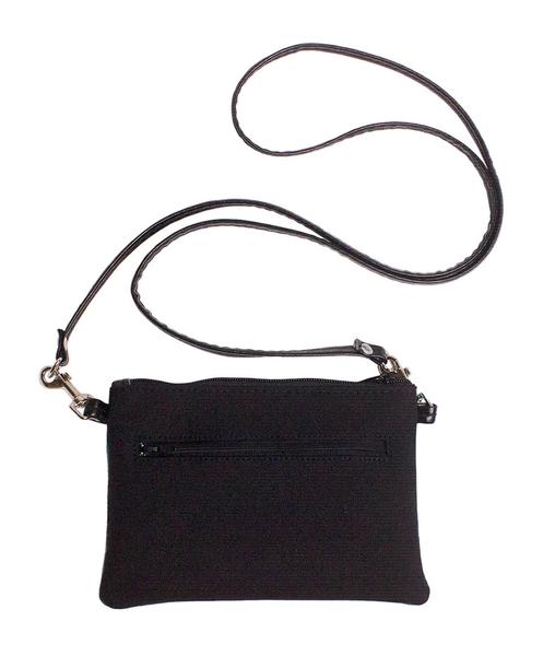 Crossbody Swing Bag (Purple Eyeball Flowers)