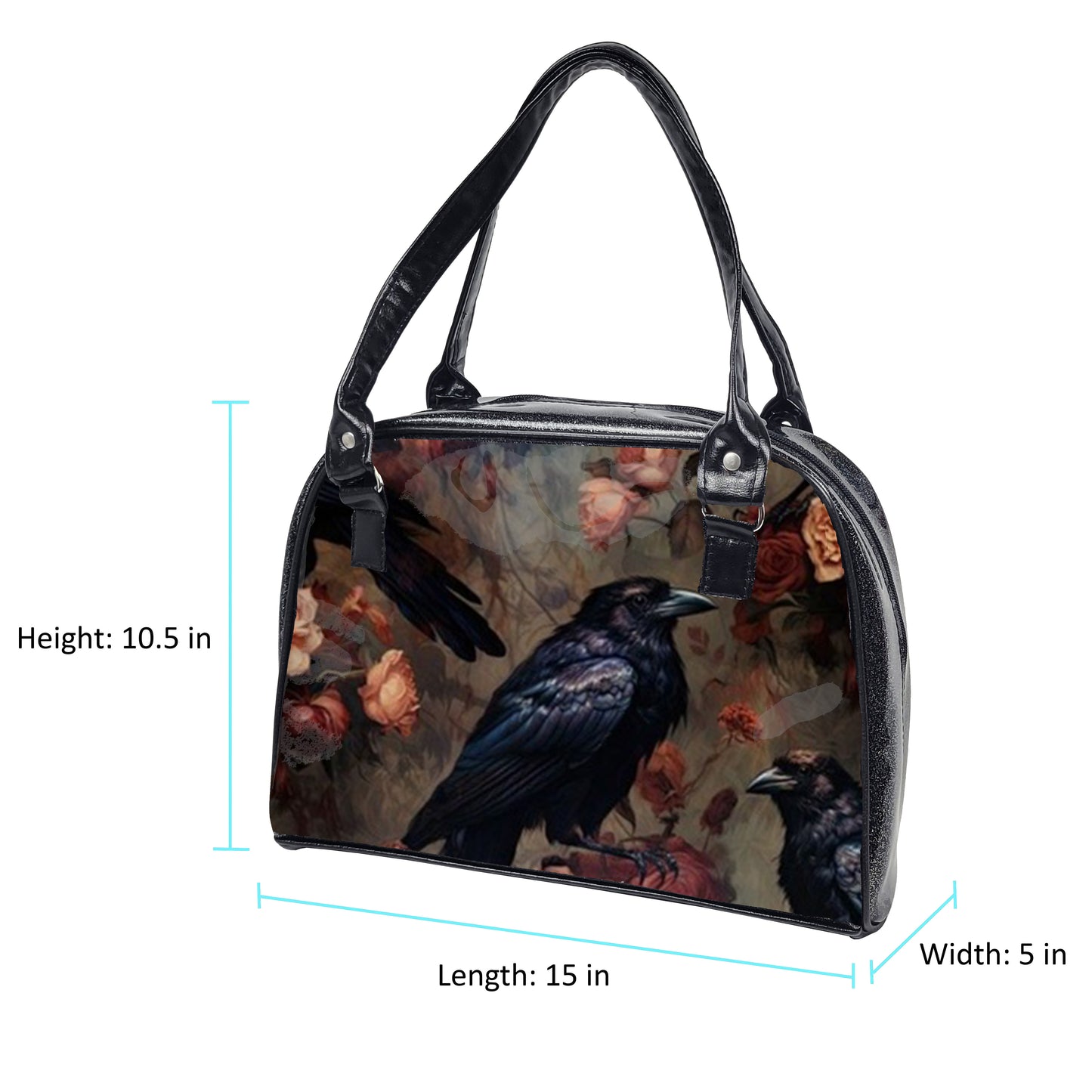 Dark Bowler Bag (Ravens)