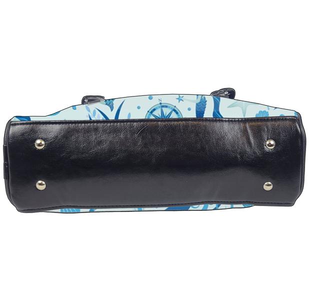 Nautical Bowler Bag (Compass)