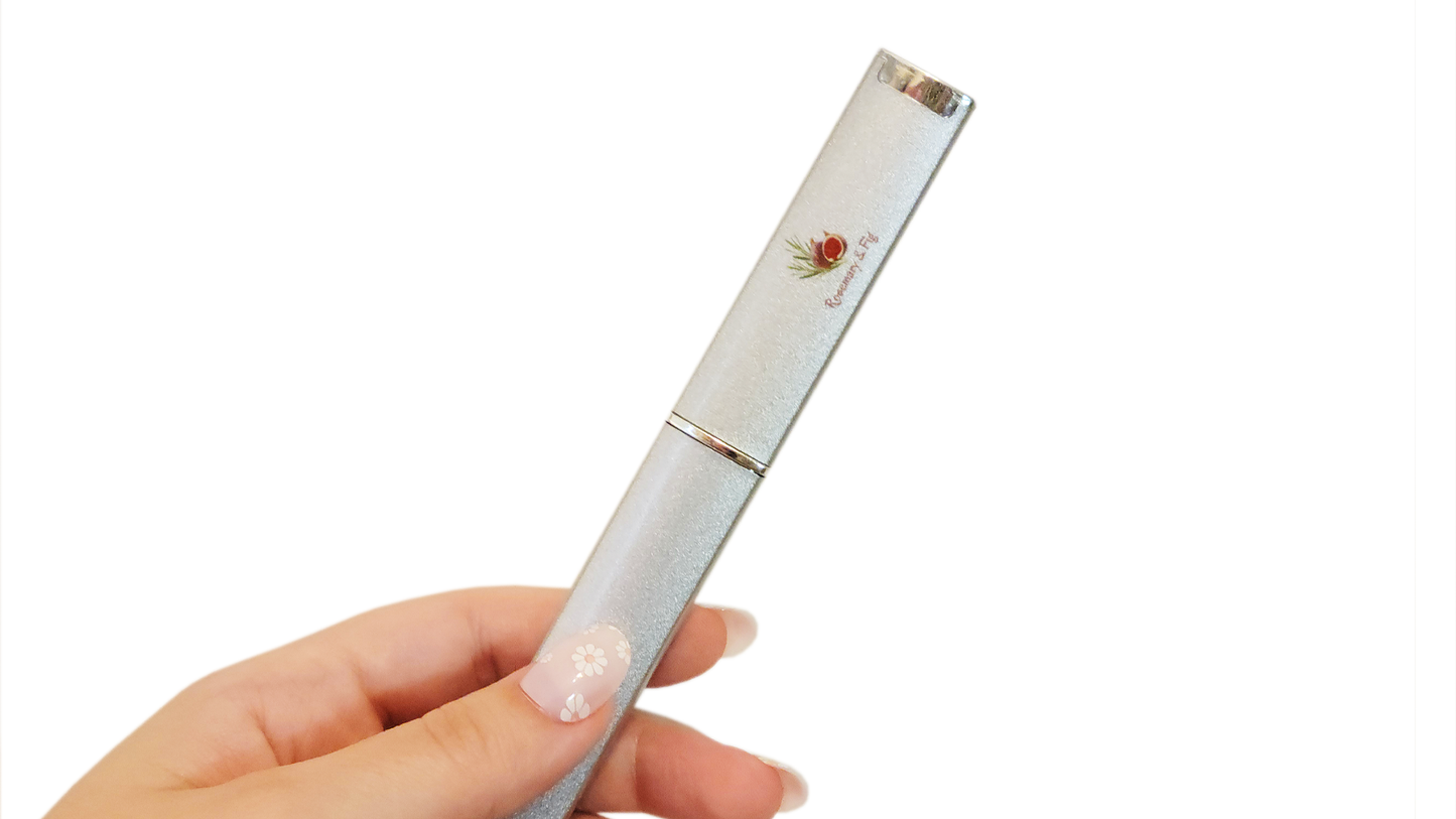 Rosemary & Fig 2-Pack Glass Fingernail File With Travel Case