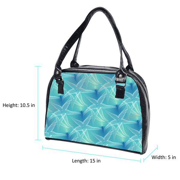 Nautical Bowler Bag (Starfish)