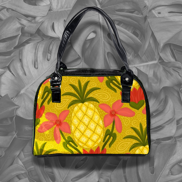 Tropical Bowler Bag (Pineapple)