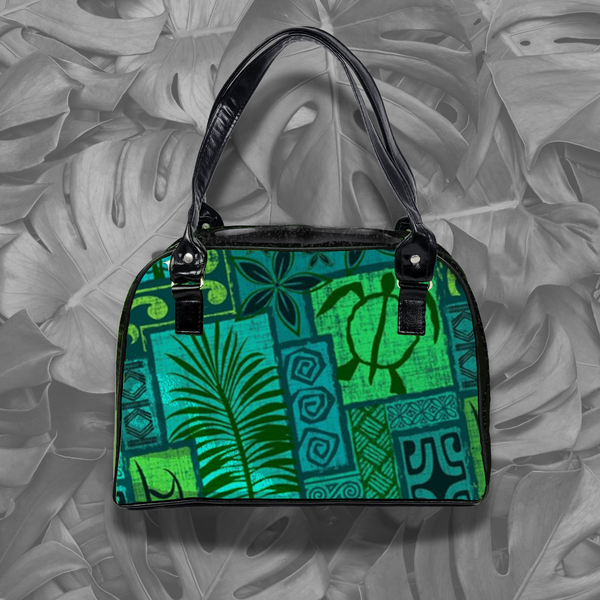 Tropical Bowler Bag (Turtle)