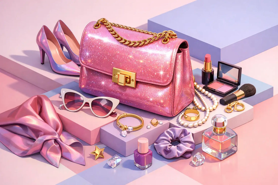 Sparkly Patent Leather Purse, Styled Your Way