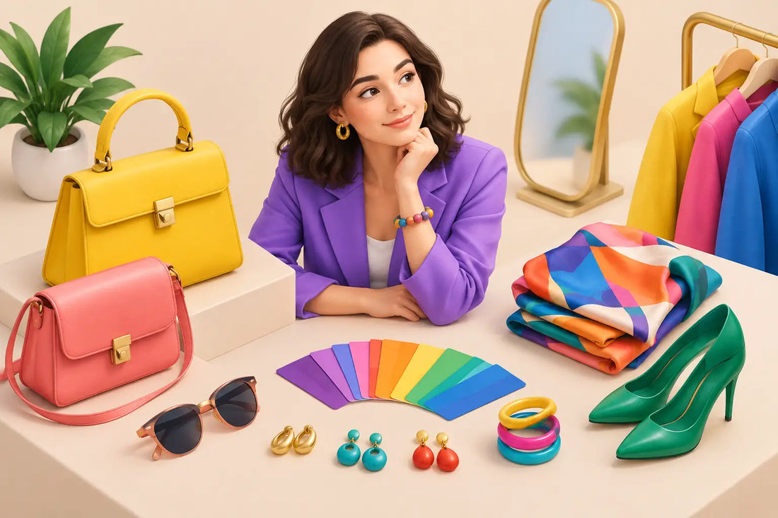 How to Coordinate Colorful Accessories Well