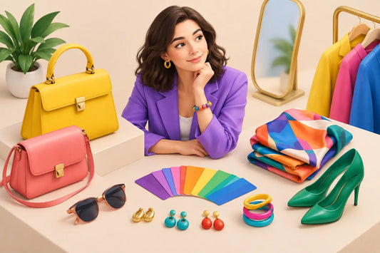 How to Coordinate Colorful Accessories Well