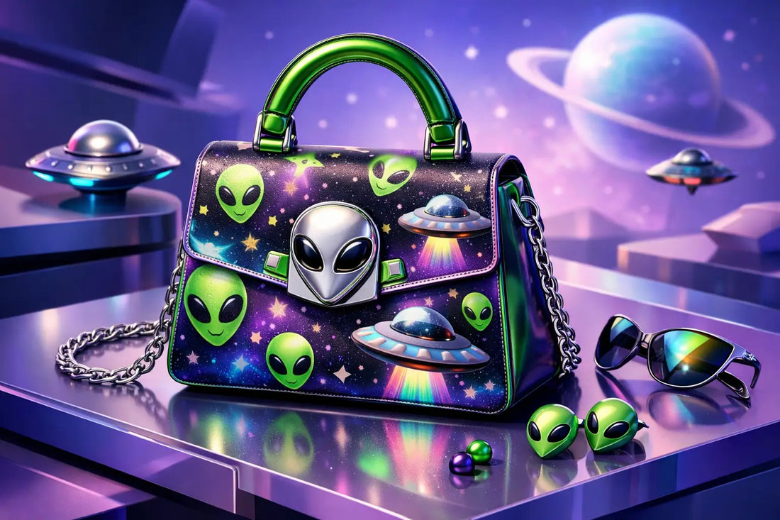 Alien Print Purse Style That Refuses to Blend In