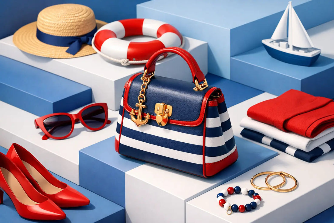 How to Style a Nautical Print Purse Boldly