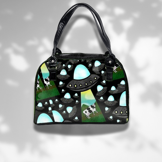 Alien Bowler Bag (Cow Abduction)